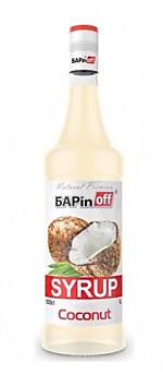 Сироп BARINOFF Кокос(Coconut) 1л.